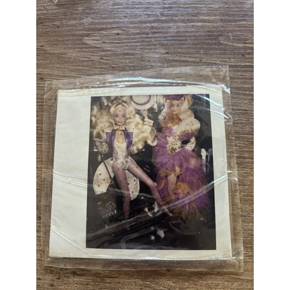 Vintage Barbie Digital Fashion Watch & 2 Promo Photo Cards Lot Sealed